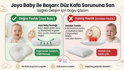 Joyo Baby Ergonomik Bebek Kafa ve Boyun Destek Yastığı
